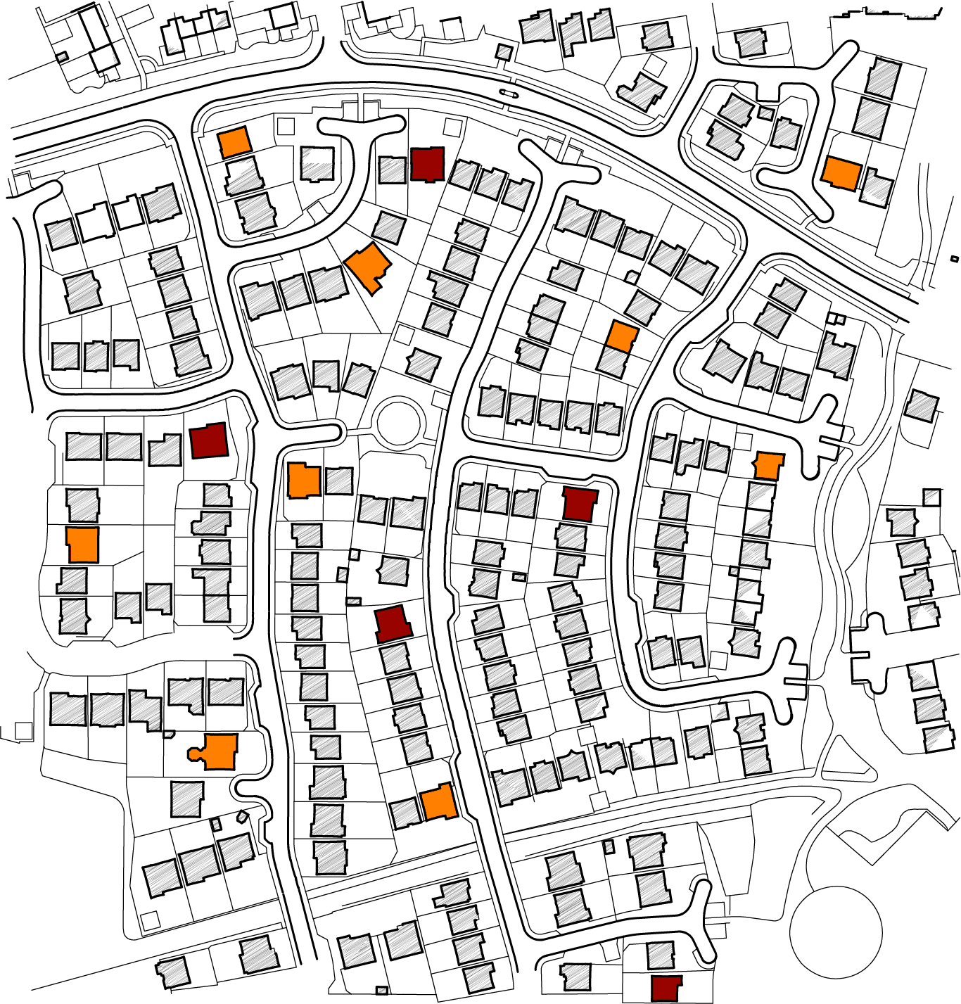 Background image of sketch site plan